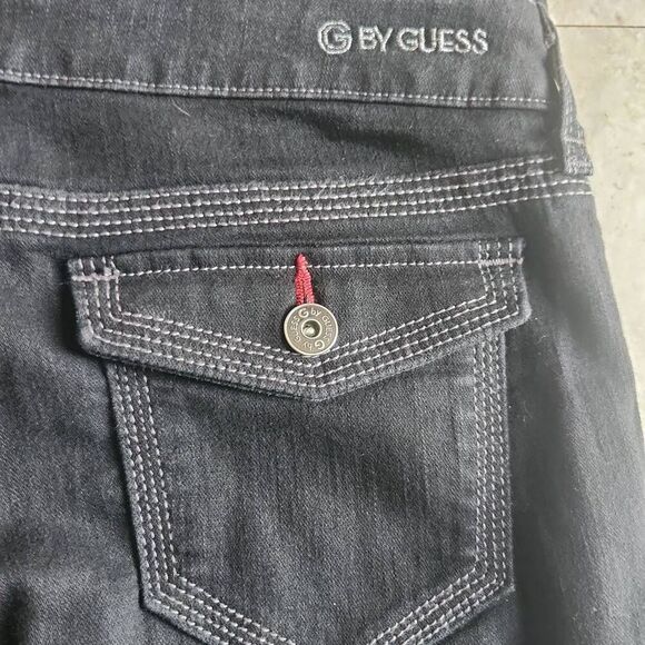 63 Guess black Sophie Skinny bootcut jeans - Picture 3 of 8